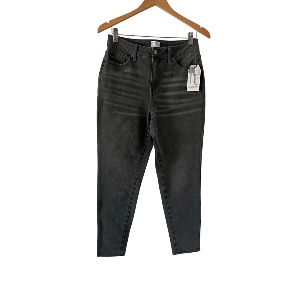 Time and Tru Mom Jeans Gray Woman Size 4 NWT